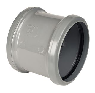 Picture of SOIL DOUBLE SOCKET COUPLING 110MM GREY SP105G & SLIP
