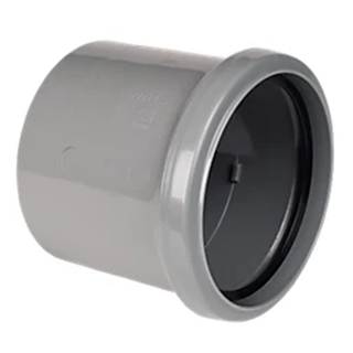 Picture of SOIL SINGLE SOCKET COUPLING 110MM GREY SP124G